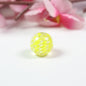 Lampwork Glass Beads Round 14mm Two-Tone Spiral Pattern 10pcs 8