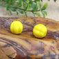 Frosted Pumpkin Glass Beads 10mm Matte Autumn Colors 20pcs 5