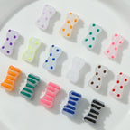 Handmade Matte Texture Bone Lampwork Glass Beads 16mm 10pcs