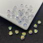 Czech Glass Beads Small Heart 6mm Peach Color 100pcs 2