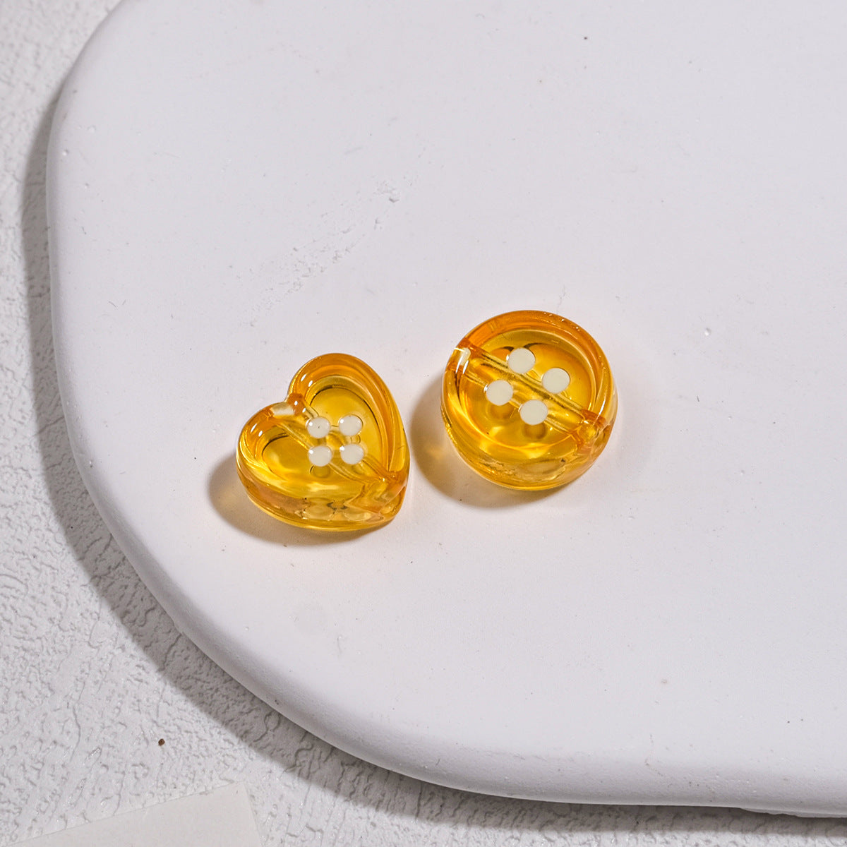 Clear Round and Heart Acrylic Beads 12mm Translucent Pastel Mixed Colors 50pcs 15