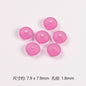 Acrylic Round Spacer Beads 8mm Matte Transparent Jelly Color 200pcs 10