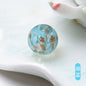 Lampwork Glass Beads Round 10mm 12mm Colorful Gold Foil 50pcs 9