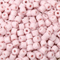 Cream Colored Pony Beads Acrylic 6mm Matte Wide Hole 50pcs 13