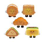 Painted Personified Cookies Acrylic Beads Assorted Designs 10pcs 6