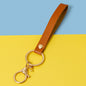 PU Leather Wristlet Keychain with Golden Clasp Multiple Colors 7