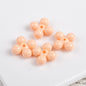 Acrylic Round Four Leaf Petal Spacer Beads 10mm Colored Baking Painted 100pcs 7