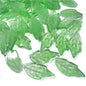 Czech Glass Beads Maple Leaves 26mm Green Shades 50pcs 2