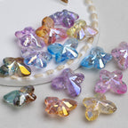 Faceted Butterfly Acrylic Beads 15-20mm Crystal Mixed 10pcs 2