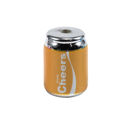 Plating Acrylic Beads 17-20mm Cola Can Design Colorful 10pcs 16