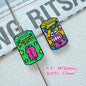 Painted Alloy Metal Beads Crayon Shin-Chan Series 10pcs 11