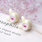 Baking Painted One-Eyed Monster Acrylic Beads 16mm Colorful Glossy 50pcs 6