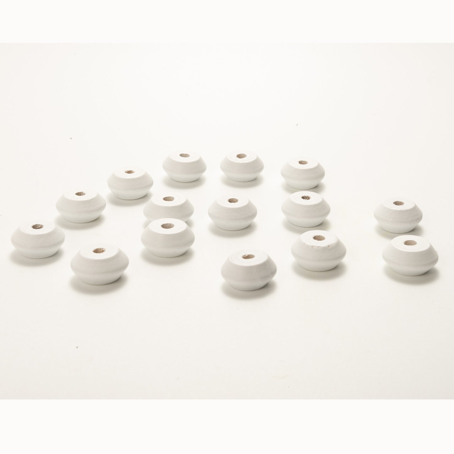 Wood UFO Spacer Beads 20mm Colored 100pcs 4