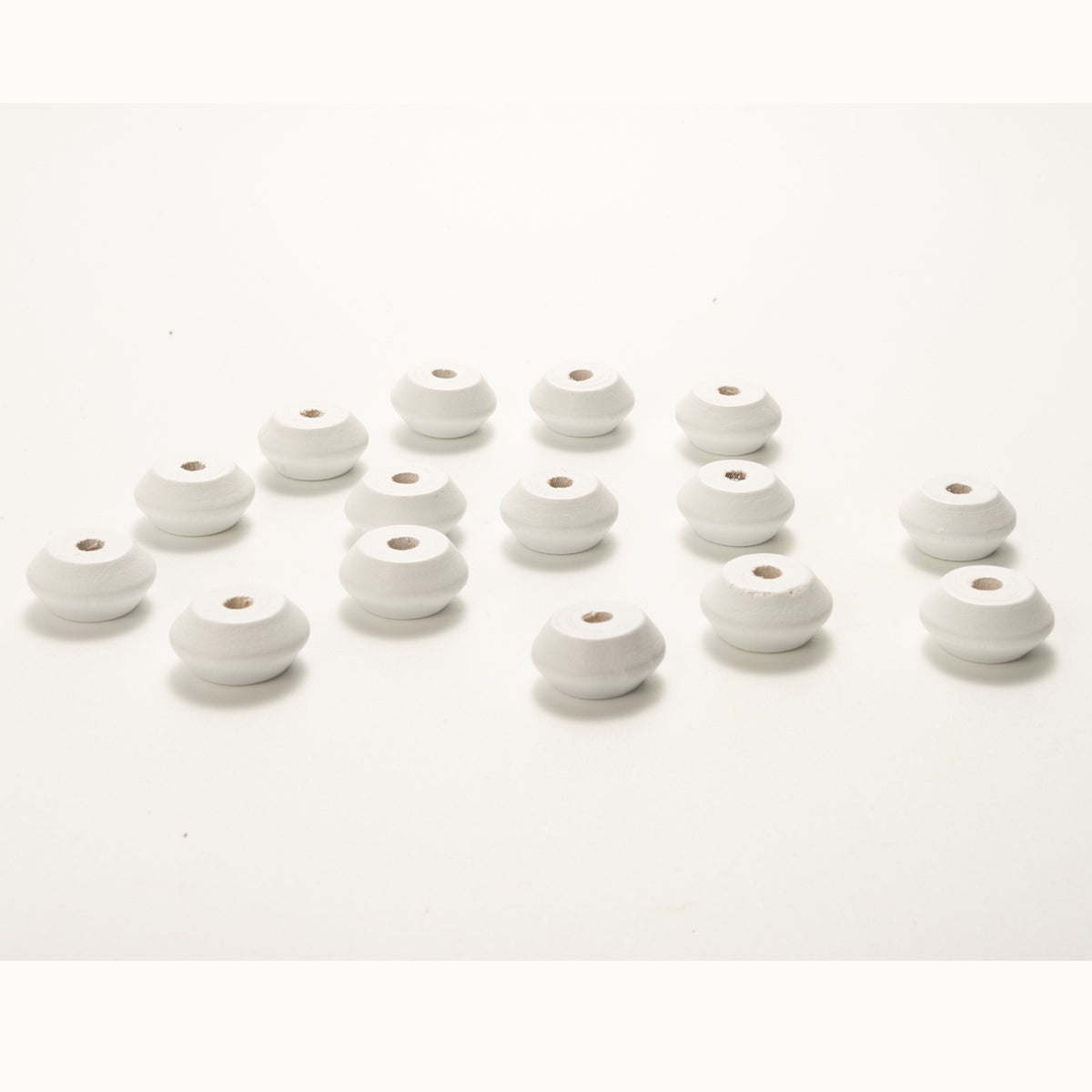 Wood UFO Spacer Beads 20mm Colored 100pcs 4