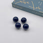Opaque Bubblegum Beads 20mm Solid Color Glossy Mixed 113pcs 35