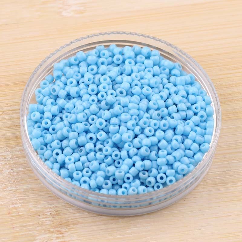 Ceramic Electroplated Seed Glass Beads 4mm Glossy Mixed Colors 460pcs 16