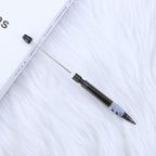 Beadable Mechanical Pencil Translucent Glittered Plastic Barrel 0.5mm 7