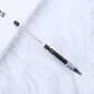 Beadable Mechanical Pencil Translucent Glittered Plastic Barrel 0.5mm 7