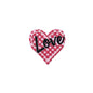 Silicone Focal Beads Valentine Roses Heart Shaped 20pcs 10