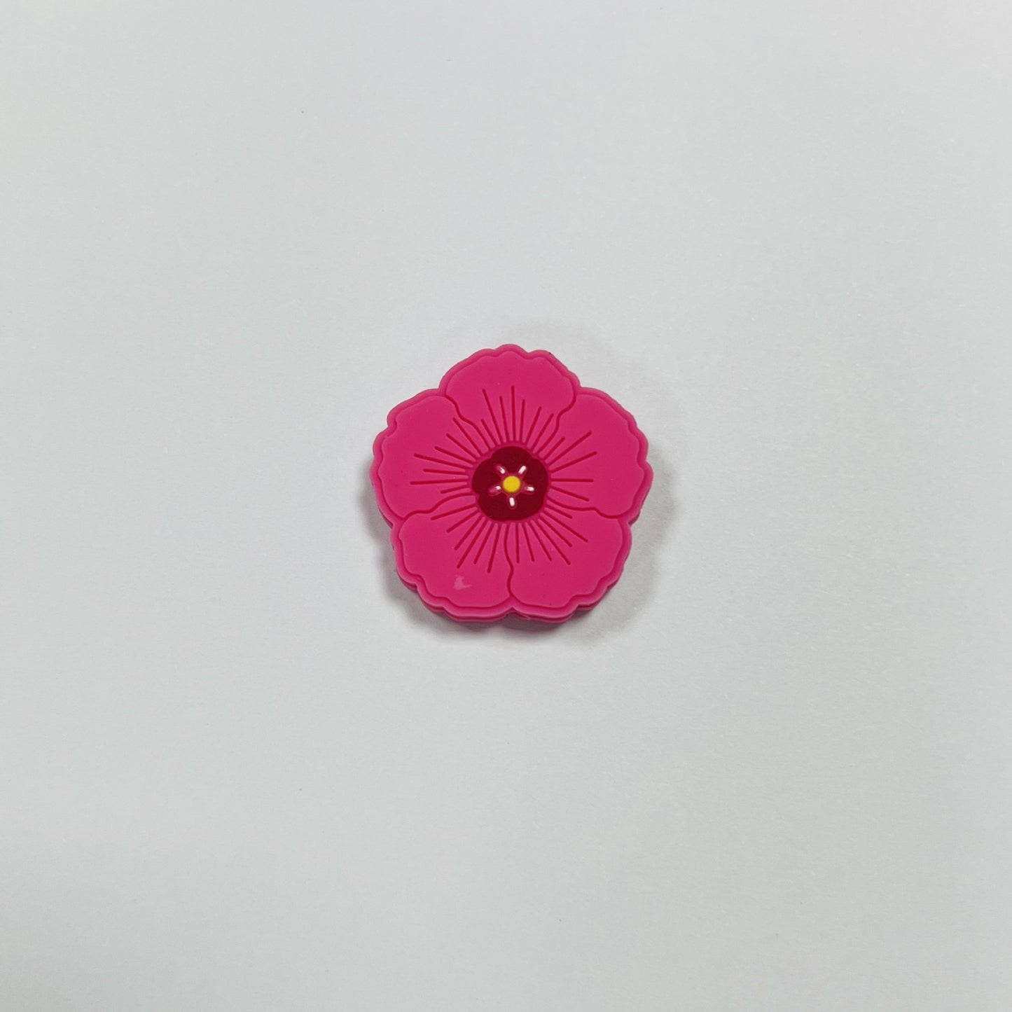 Silicone Focal Beads Flower Pastel Petal Detail 20pcs 11