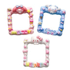 Bright Cute Sanrio Photo Frame Plastic Resin Bead Frames 10pcs 5