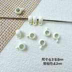 Cup Metal Beads 8mm Baking Painted Pastel Colors 30pcs 6