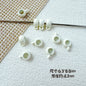 Cup Metal Beads 8mm Baking Painted Pastel Colors 30pcs 6