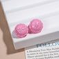 Word Rich Round Acrylic Beads 15mm Glossy Scalloped Edge 50pcs 11
