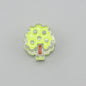 Transparent Bear Flower Acrylic Beads Playful Pastel Enamel 20pcs 9
