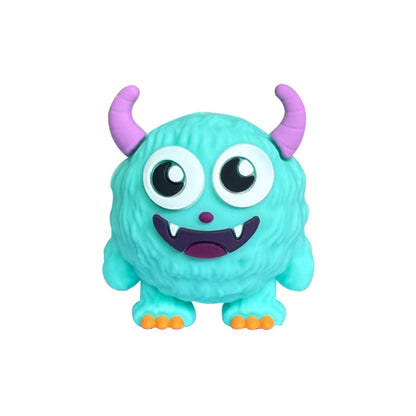 Silicone 3D Focal Beads Monster Googly Eyes Fuzzy Texture 20pcs 8