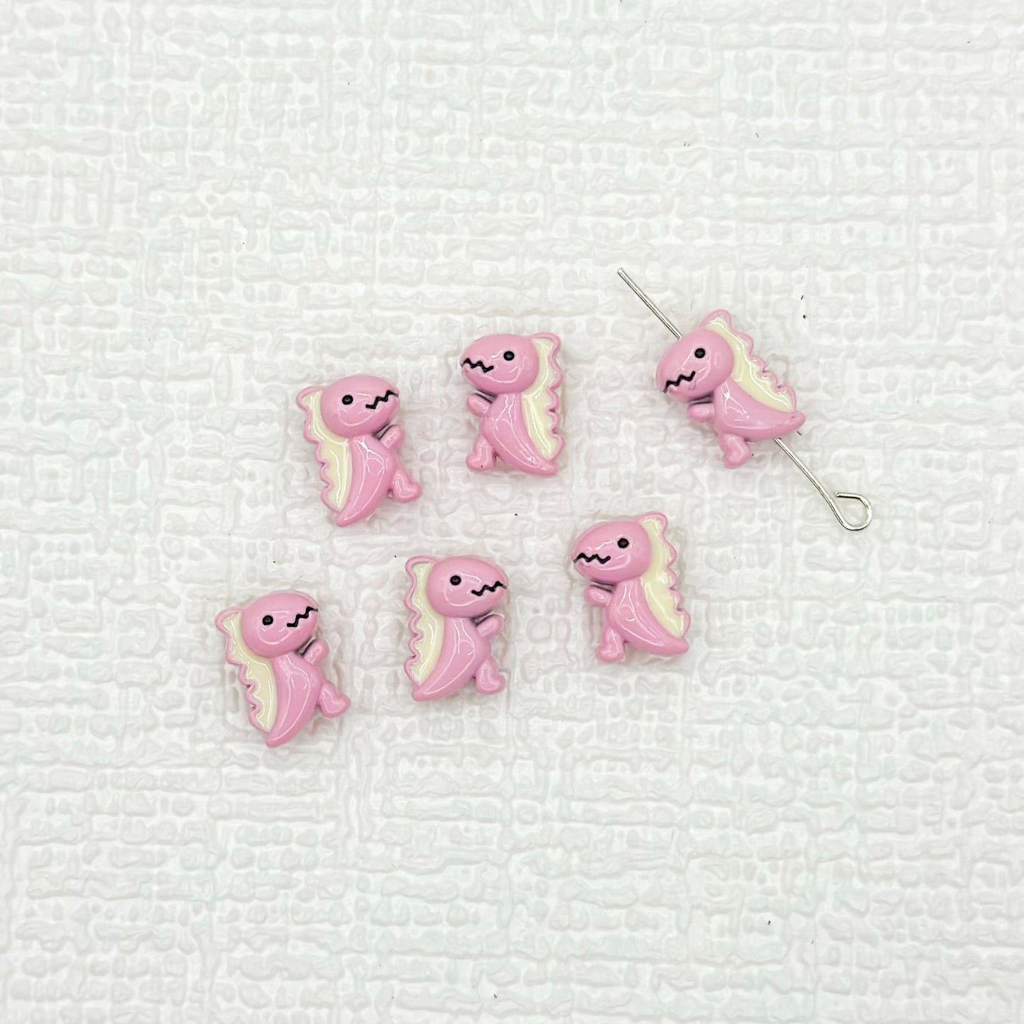 Dinosaur Metal Beads 12mm Baking Painted Enamel Alloy 10pcs 15