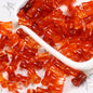 Vintage Gradient Ramp Acrylic Tube Beads 7x12mm Jewel Tone 10pcs 9