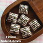 Cartoon Lace Pillow Acrylic Beads 19mm Colorful Mixed 20pcs 8