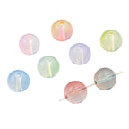 Czech Glass Beads Ball 10mm Pastel Opalescent Mixed Colors 60pcs 5