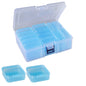 Plastic Bead Organizer Box 16.5x12x5.8cm 14 Compartments Colorful 1set 10