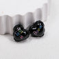 Balloon Heart Acrylic Beads 19mm Glossy Colorful Lettering 10pcs 3