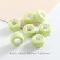 Ceramic Round Spacer Beads 12mm Candy Color Large Hole 50pcs 15