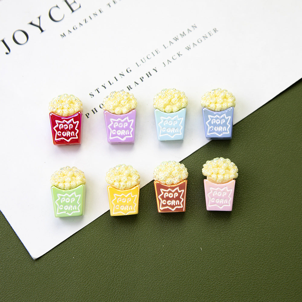 Popcorn Resin Beads 26mm Glossy Textured 10pcs 3