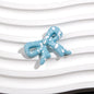 Splashed Ink Pattern Bow Acrylic Beads 29mm Colorful 20pcs 8