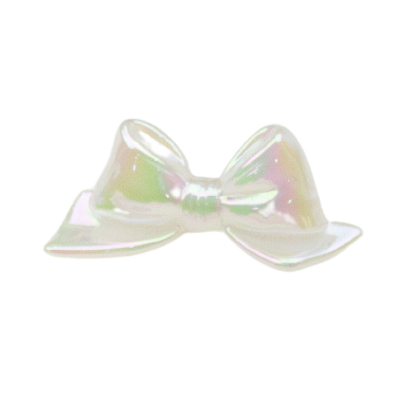 Glow Plating Butterfly Acrylic Beads 20x45mm Pearlescent Pastel 10pcs 12