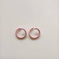 Metal Painted Jump Rings 10mm Baking Finish Colorful 500pcs 17