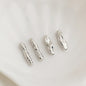 Brass Irregular Tube Metal Beads 6x18mm 4.5x21mm Hammered Texture 10pcs 7