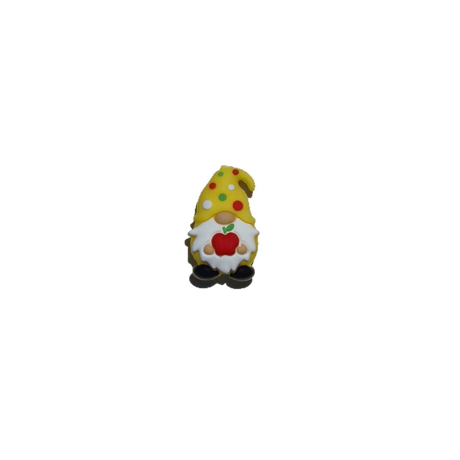 Silicone 3D Focal Beads Apple Dwarf Polka Dot Hat 5