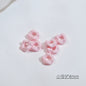 Acrylic Wavy Spacer Beads 9mm Mini Glossy Finish 100pcs 15