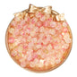 Czech Glass Beads Round 8mm Translucent Metallic Flecks 30pcs 23