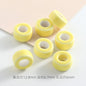 Ceramic Round Spacer Beads 12mm Candy Color Large Hole 50pcs 12