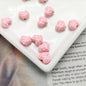 Heart Metal Beads 11mm Baking Painted Meteorite Zinc Alloy 20pcs 11