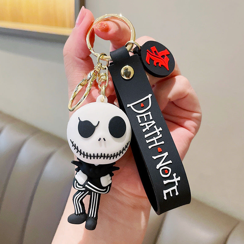 Cartoon Halloween Pumpkin Man Keychain Playful Spooky Character 10