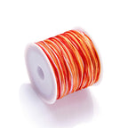 Nylon Rainbow Variegated Beading Thread 0.8mm Diameter 60m Spool 6
