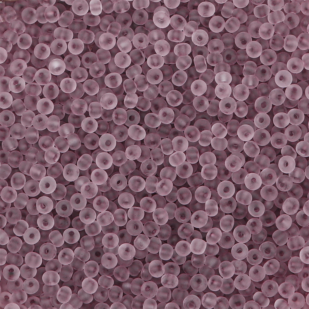 Transparent Frosted Seed Glass Beads 2mm with 1mm Hole 660pcs 36